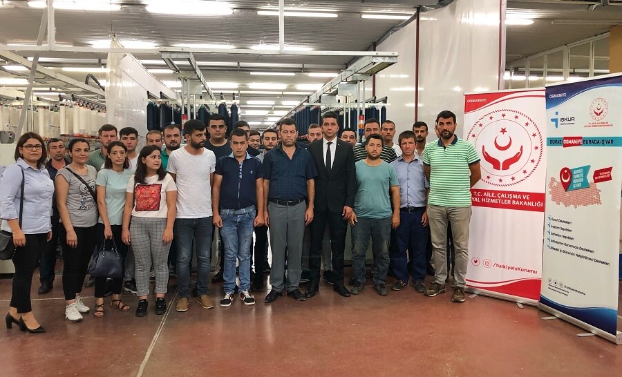 Osmaniye’de İşbaşı Eğitim Programlarımızı Ziyaret Ettik