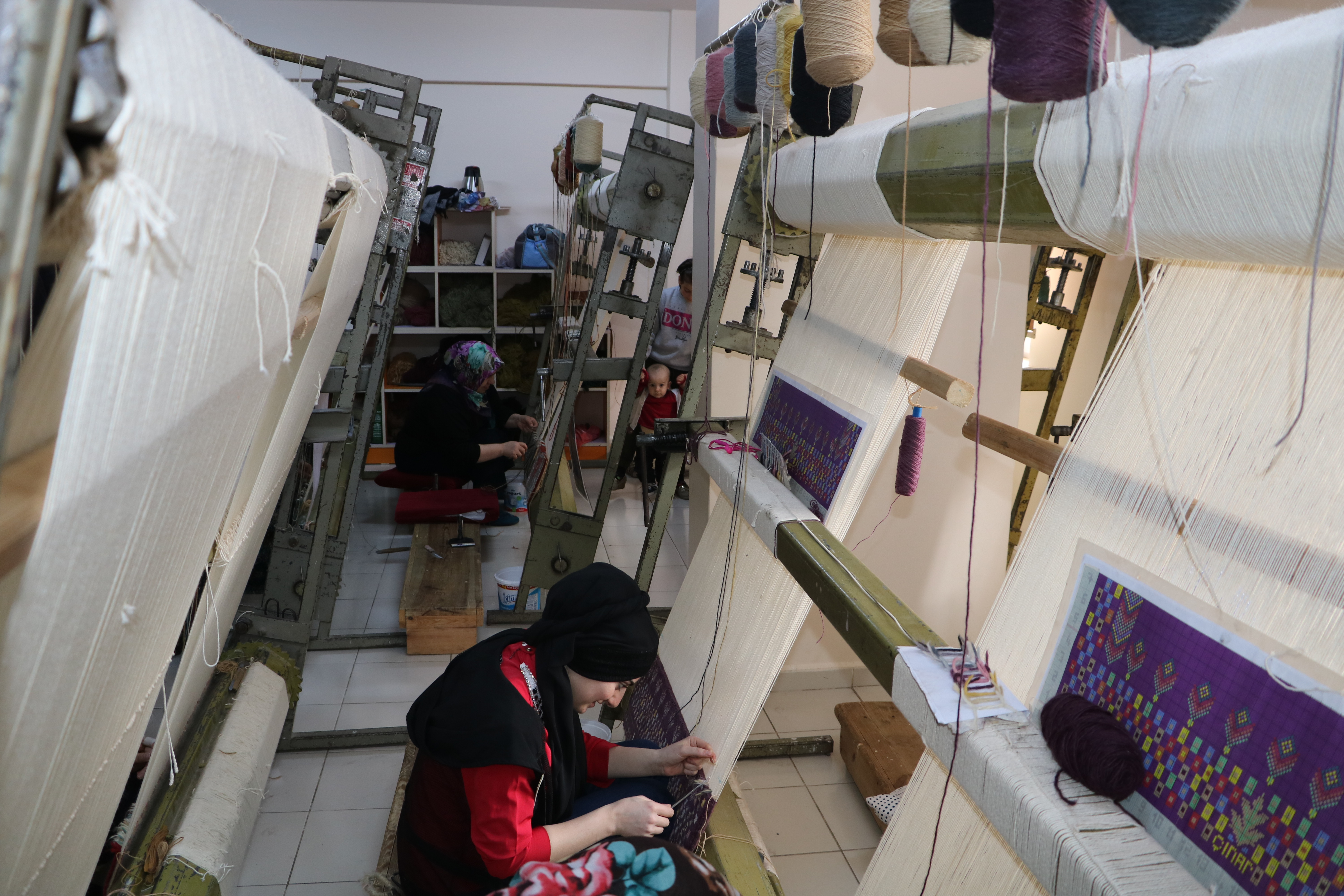Erzurum’da Sertifikalı Kilim Dokuma ve Tatlı Ustası Kursu Düzenleniyor